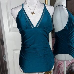Cupshe Deep Teal Swimsuit